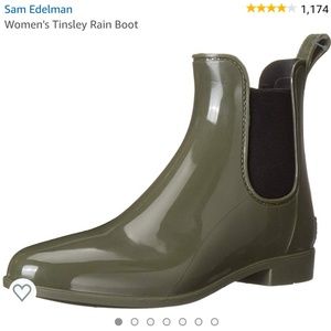 Sam Edelman Olive Green Rain boots!
